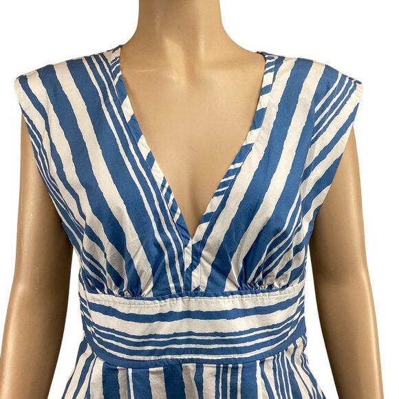 Tracy Reese x Anthropologie Top Size Medium Catamaran‎ Striped Sleeveless - Picture 7 of 8